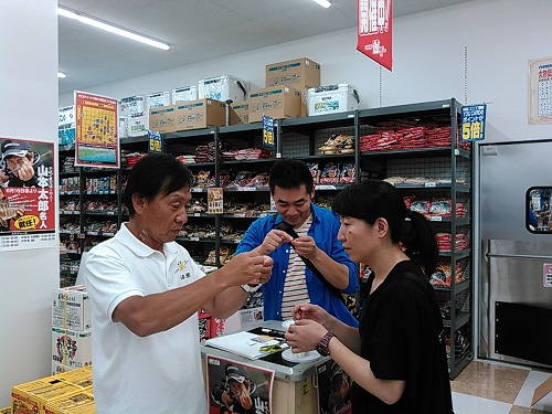 チヌアドバイザー山本太郎さん来店！