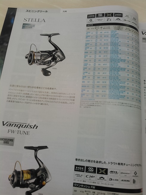 2018年シマノ総合カタログ入荷！