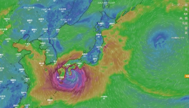 台風24号