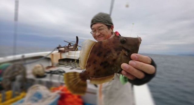 志摩沖でもカワハギ釣り！