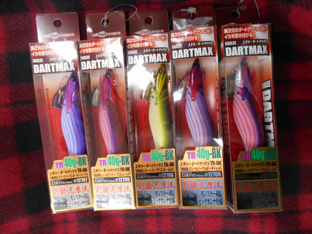 ダートマックス tr 40g ティップラン エギ 餌木 5本セット