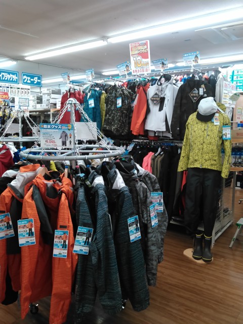 梅雨入り！レインウェア10％引き！！