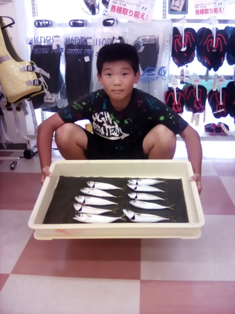 お魚スタンプラリーお持込頂きました！