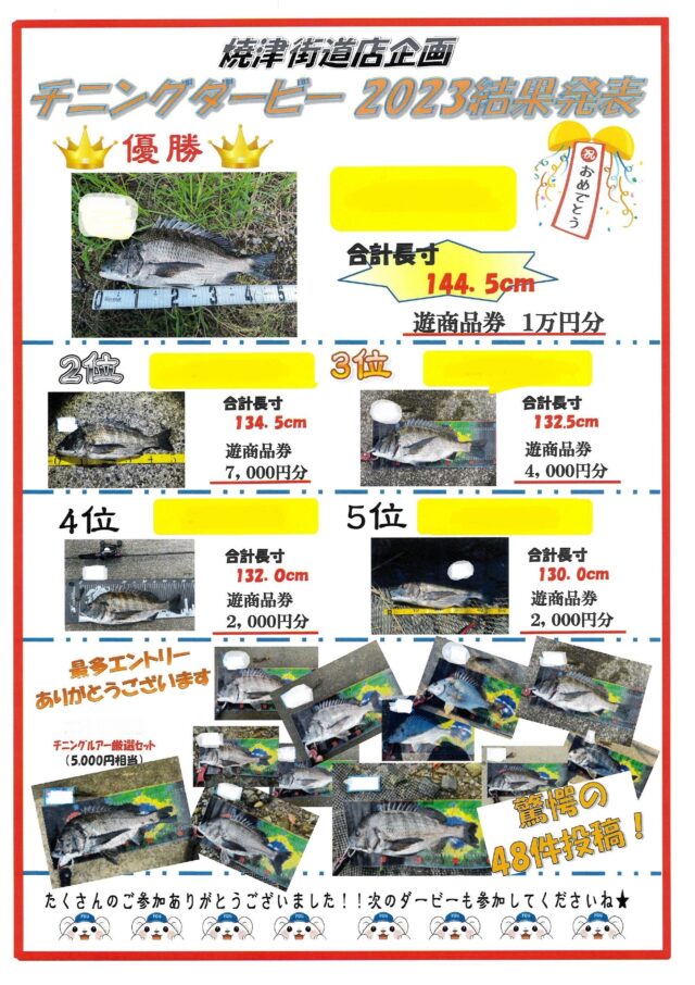 チニングダービーポスター